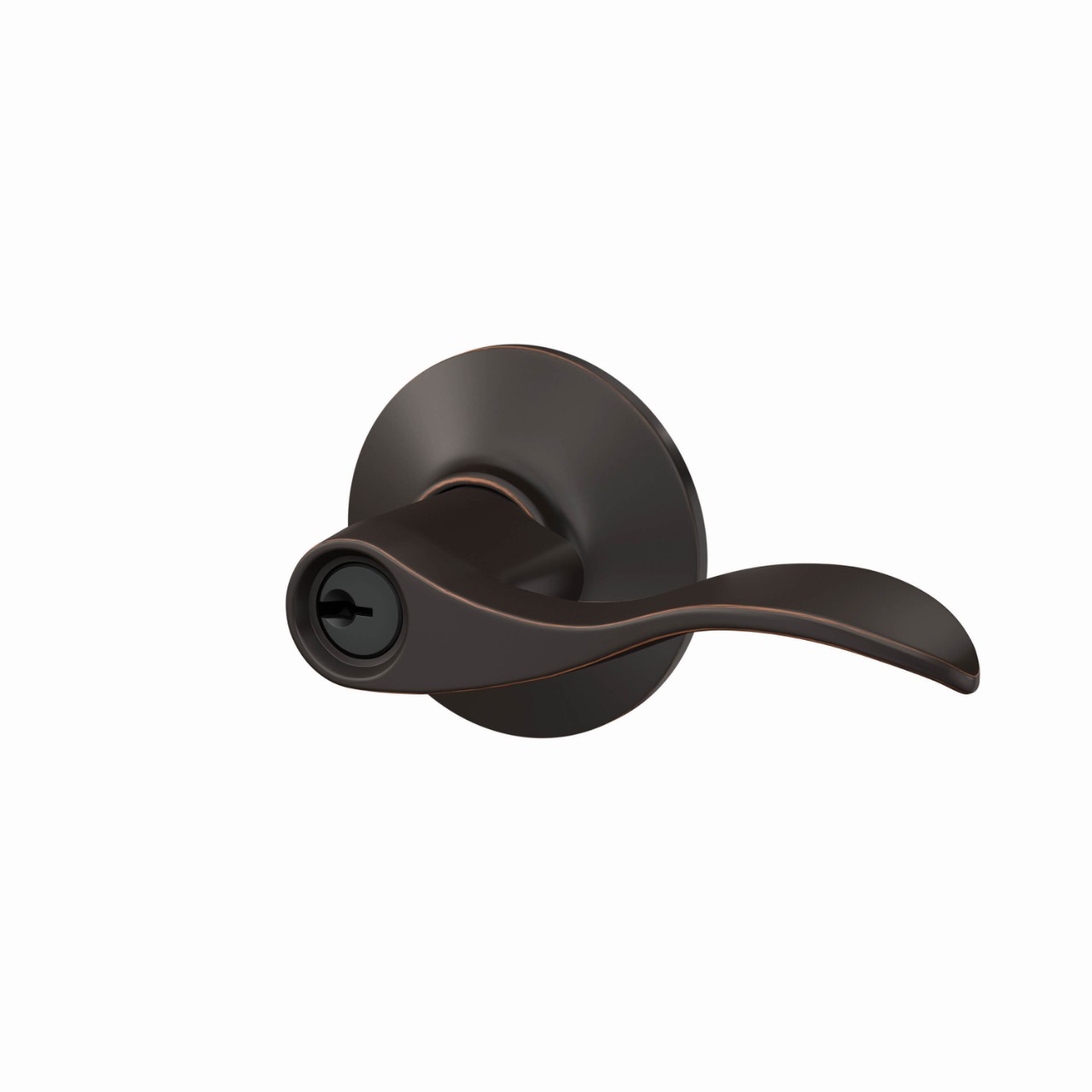 Accent Lever Keyed Entry Lock