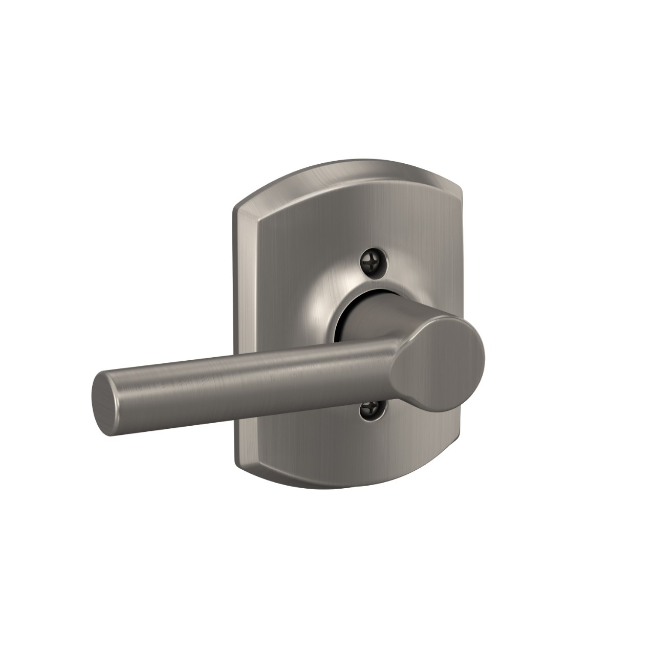 Broadway Lever Hall & Closet Lock with Greenwich Trim