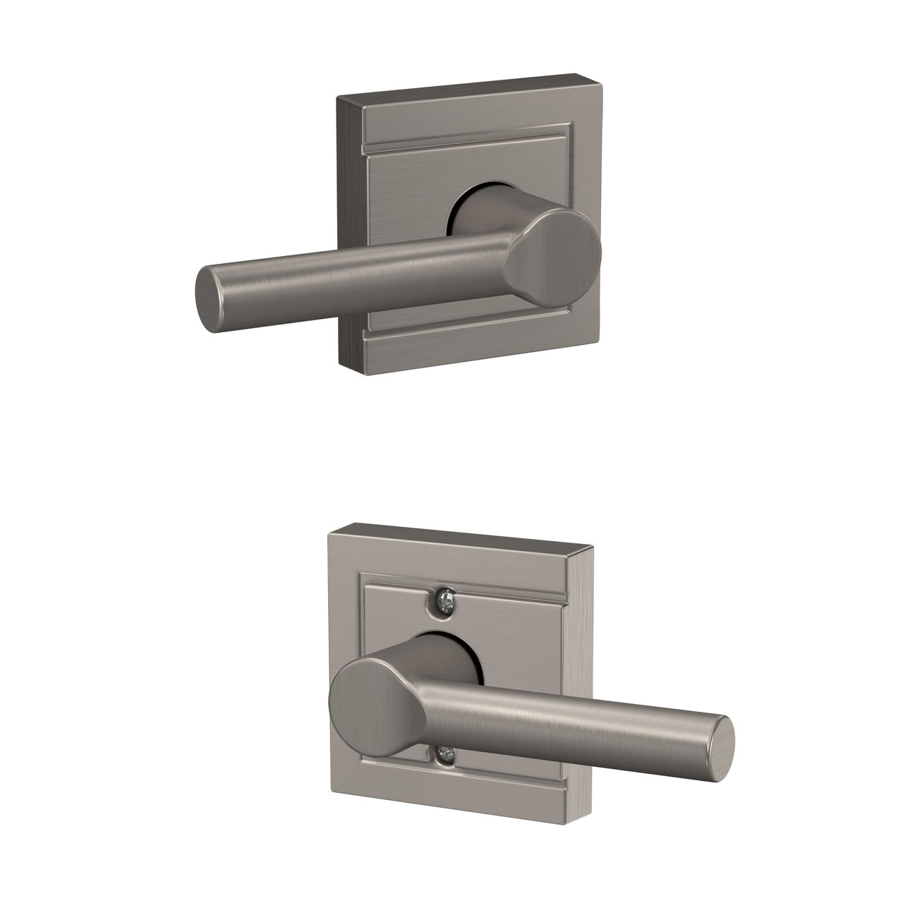 Broadway Lever Hall & Closet Lock with Upland Trim