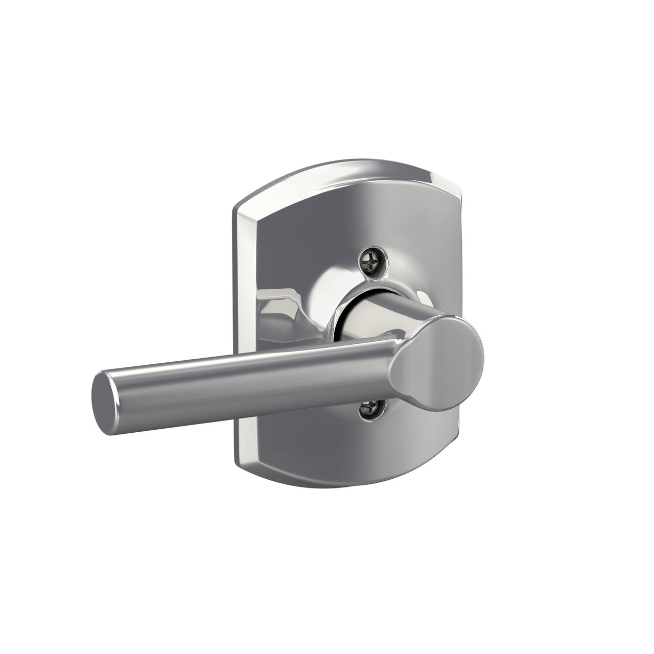 Broadway Lever Hall & Closet Lock with Greenwich Trim