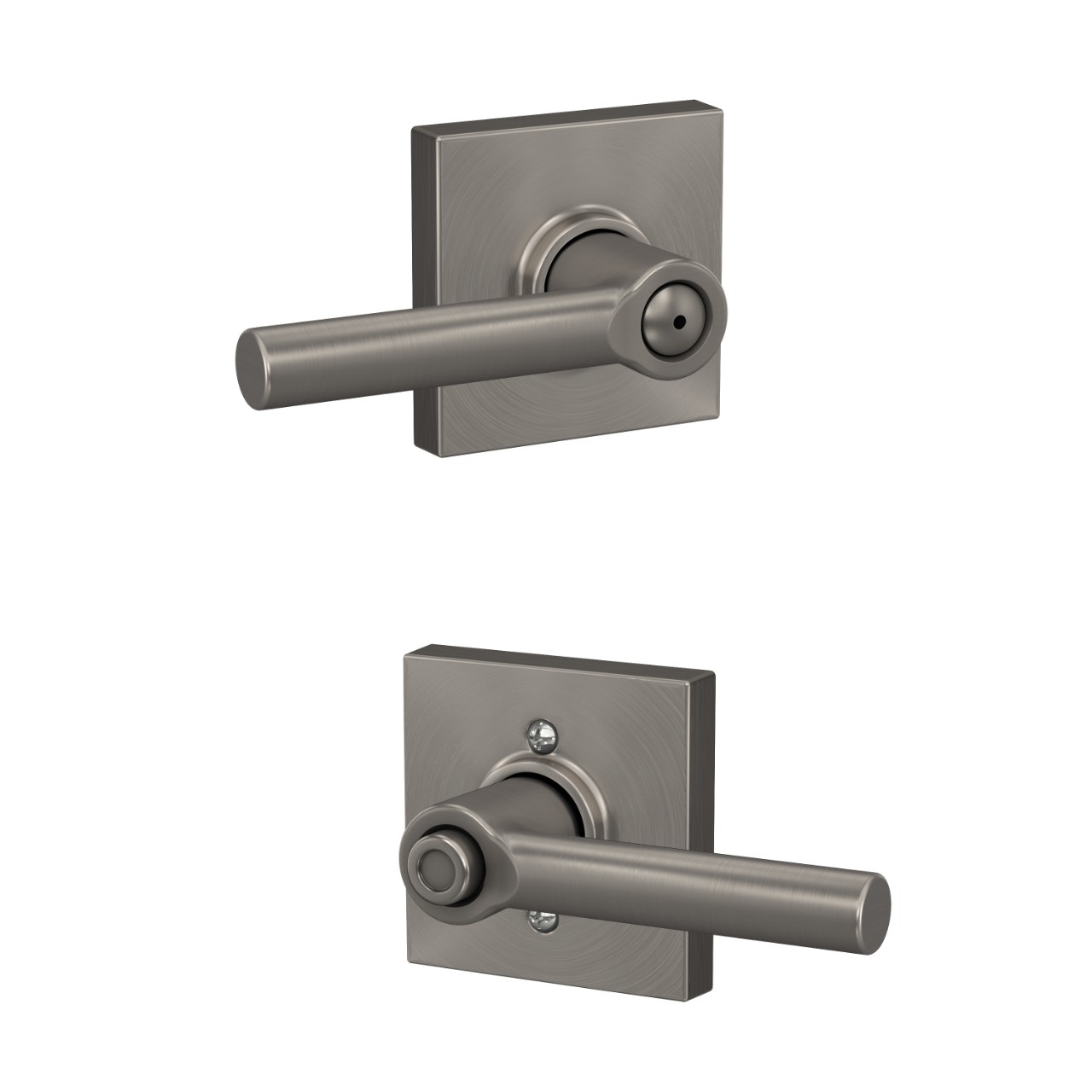 Broadway lever Bed & Bath Lock with Collins Trim