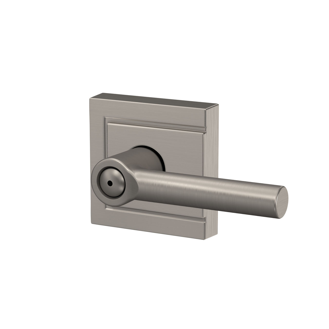 Broadway Lever Bed & Bath Lock with Upland Trim