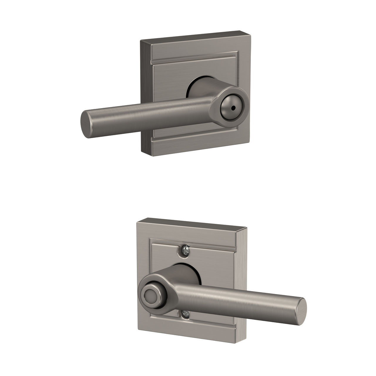 Broadway Lever Bed & Bath Lock with Upland Trim