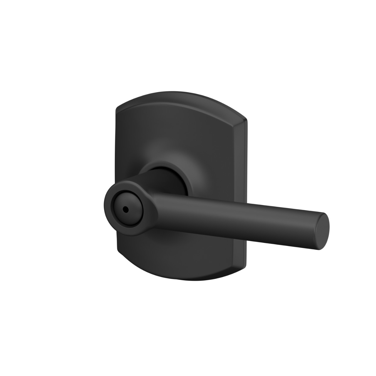 Broadway Lever Bed & Bath Lock with Greenwich Trim