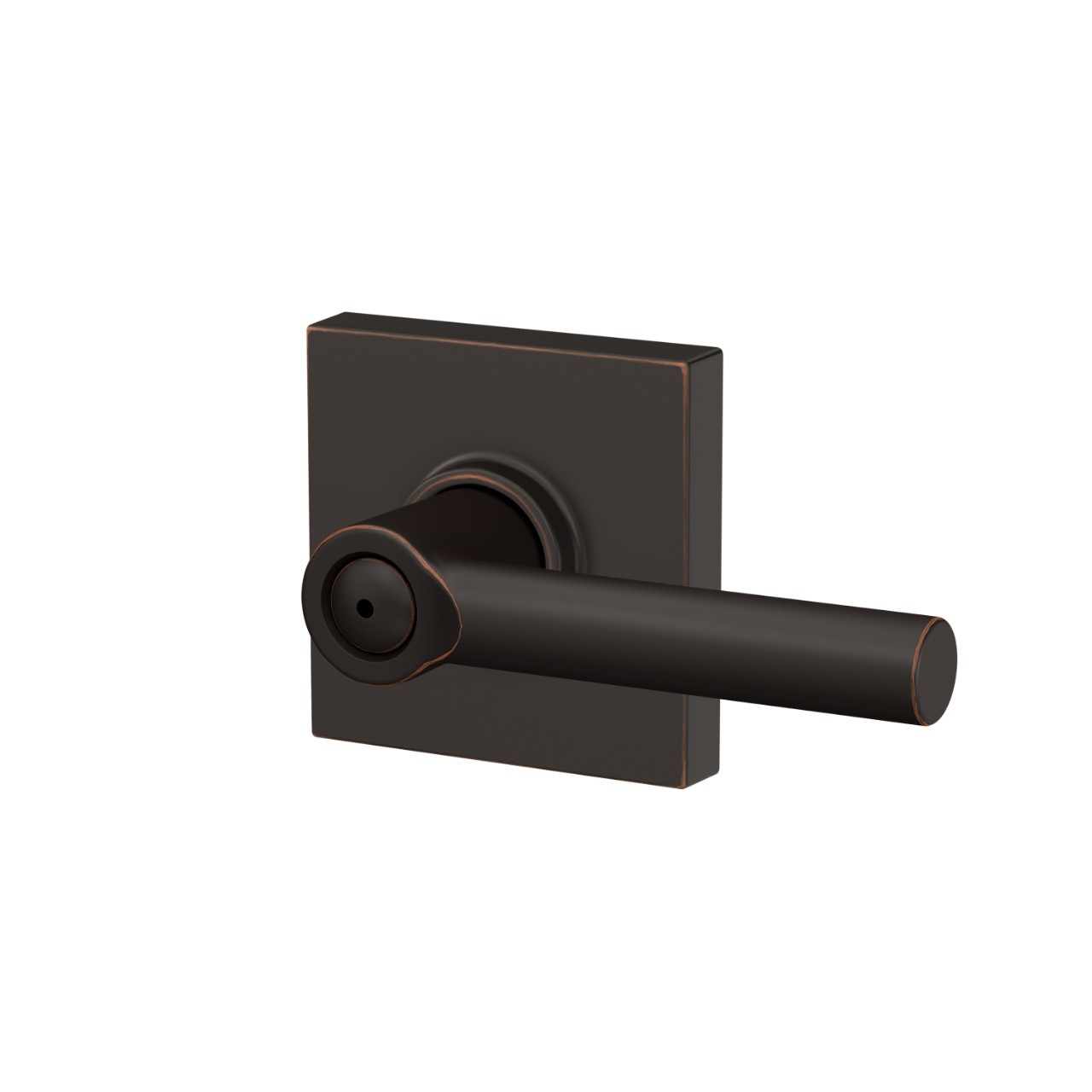 Broadway lever Bed & Bath Lock with Collins Trim