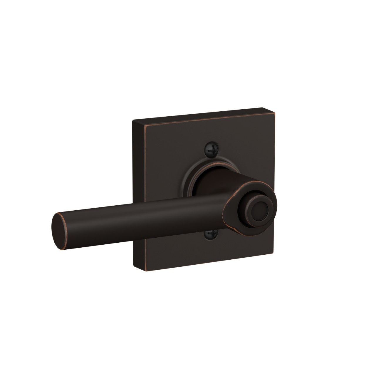 Broadway lever Bed & Bath Lock with Collins Trim