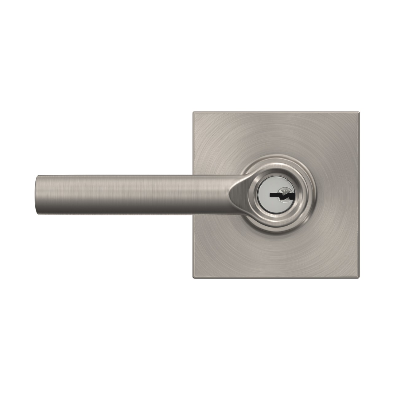 Broadway Lever Keyed Entry Lock with Collins Trim
