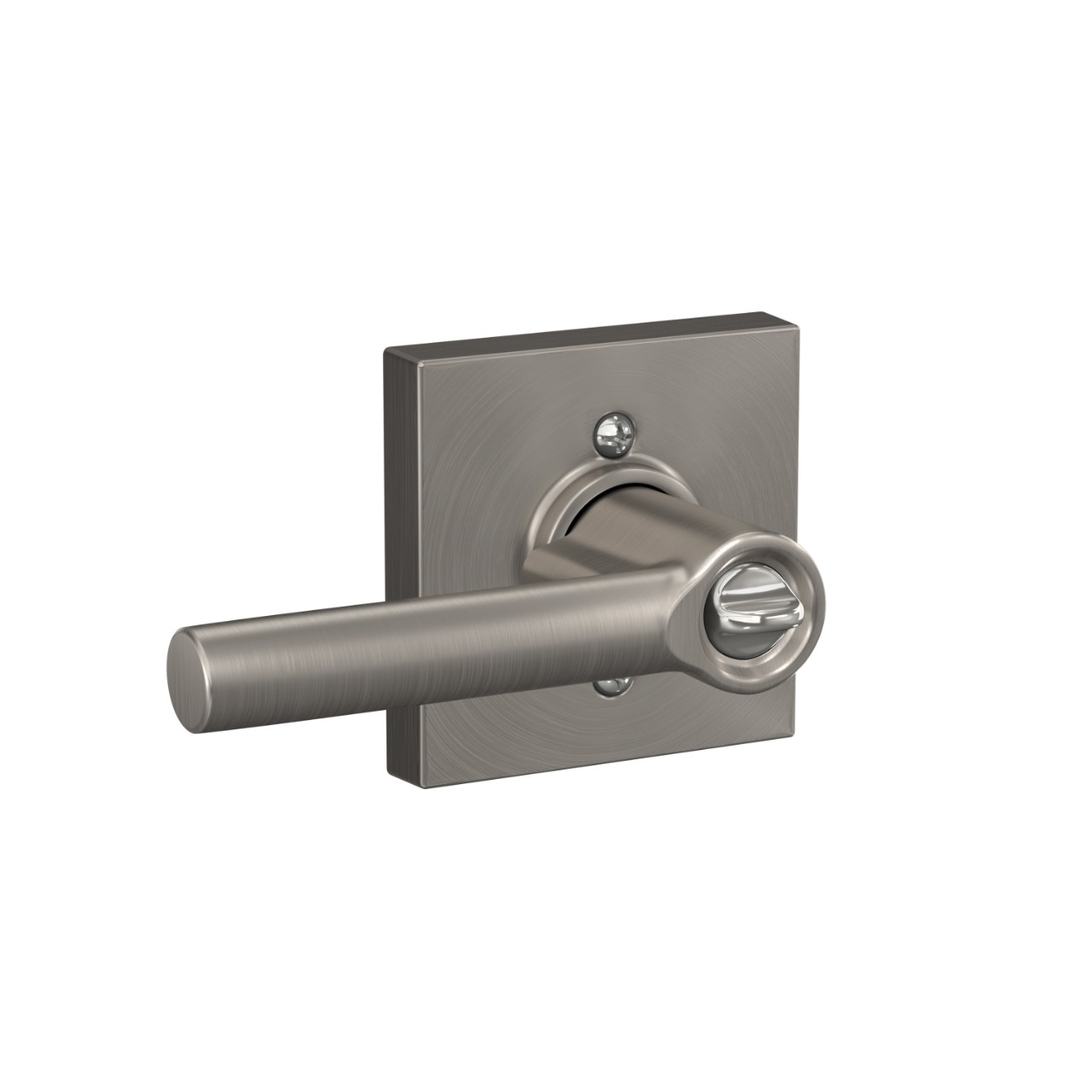 Broadway Lever Keyed Entry Lock with Collins Trim