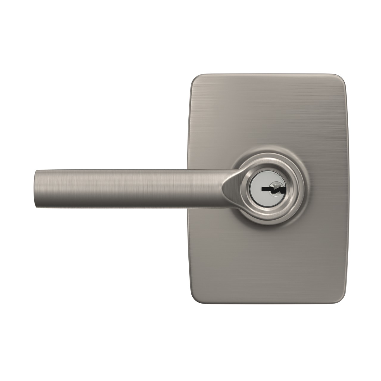  Broadway Lever Keyed Entry Lock with Greene Trim