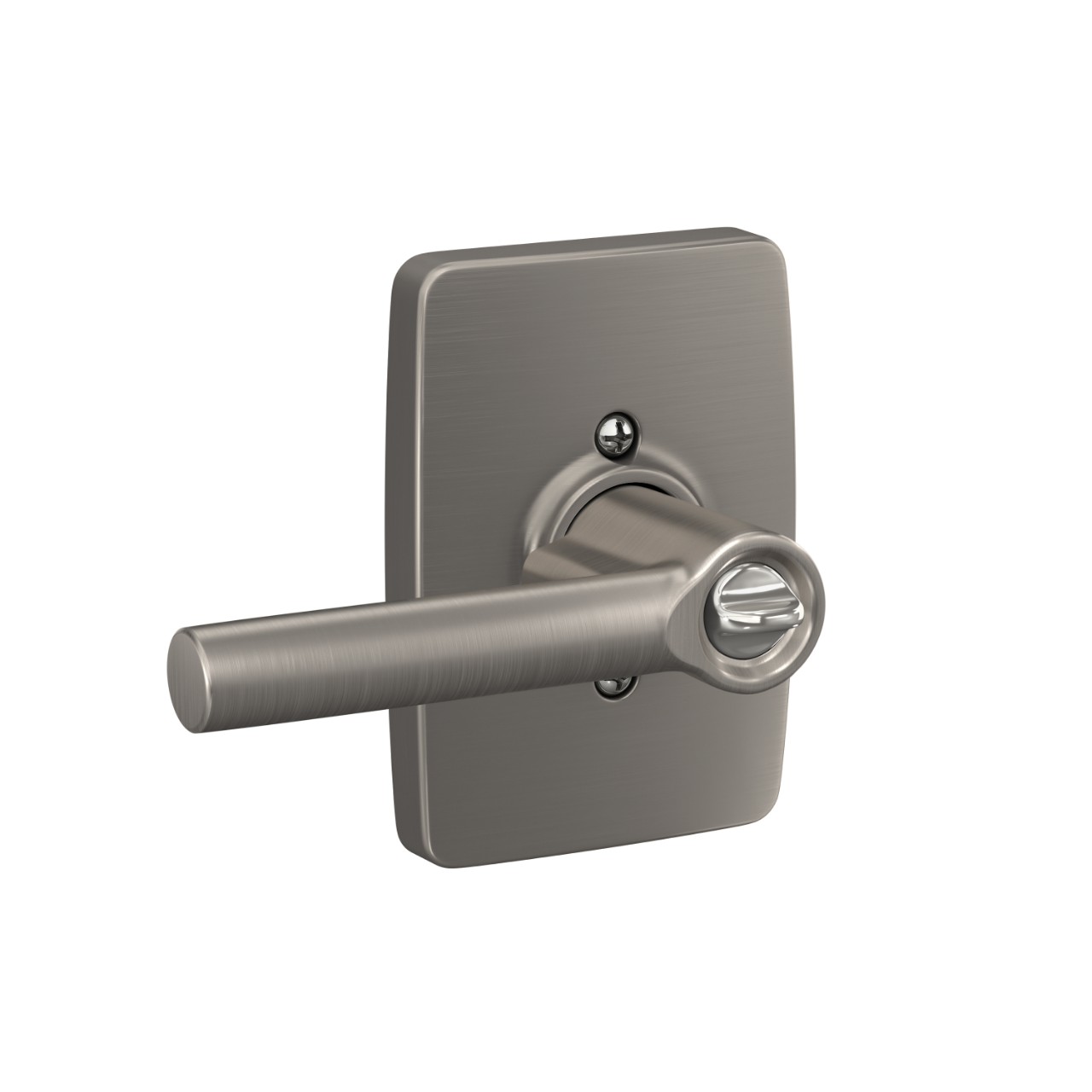  Broadway Lever Keyed Entry Lock with Greene Trim
