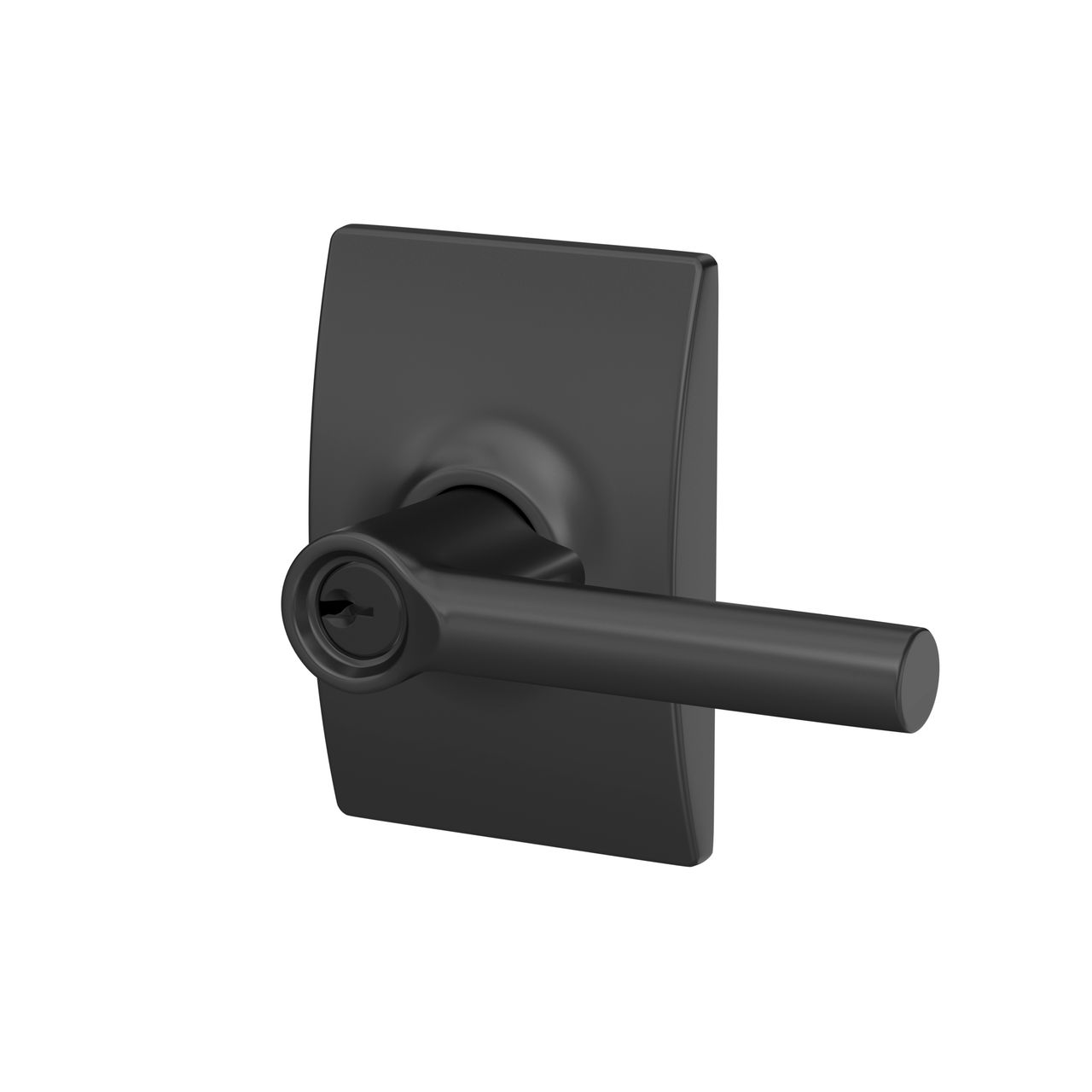 Broadway Lever Keyed Entry Lock with Century Trim