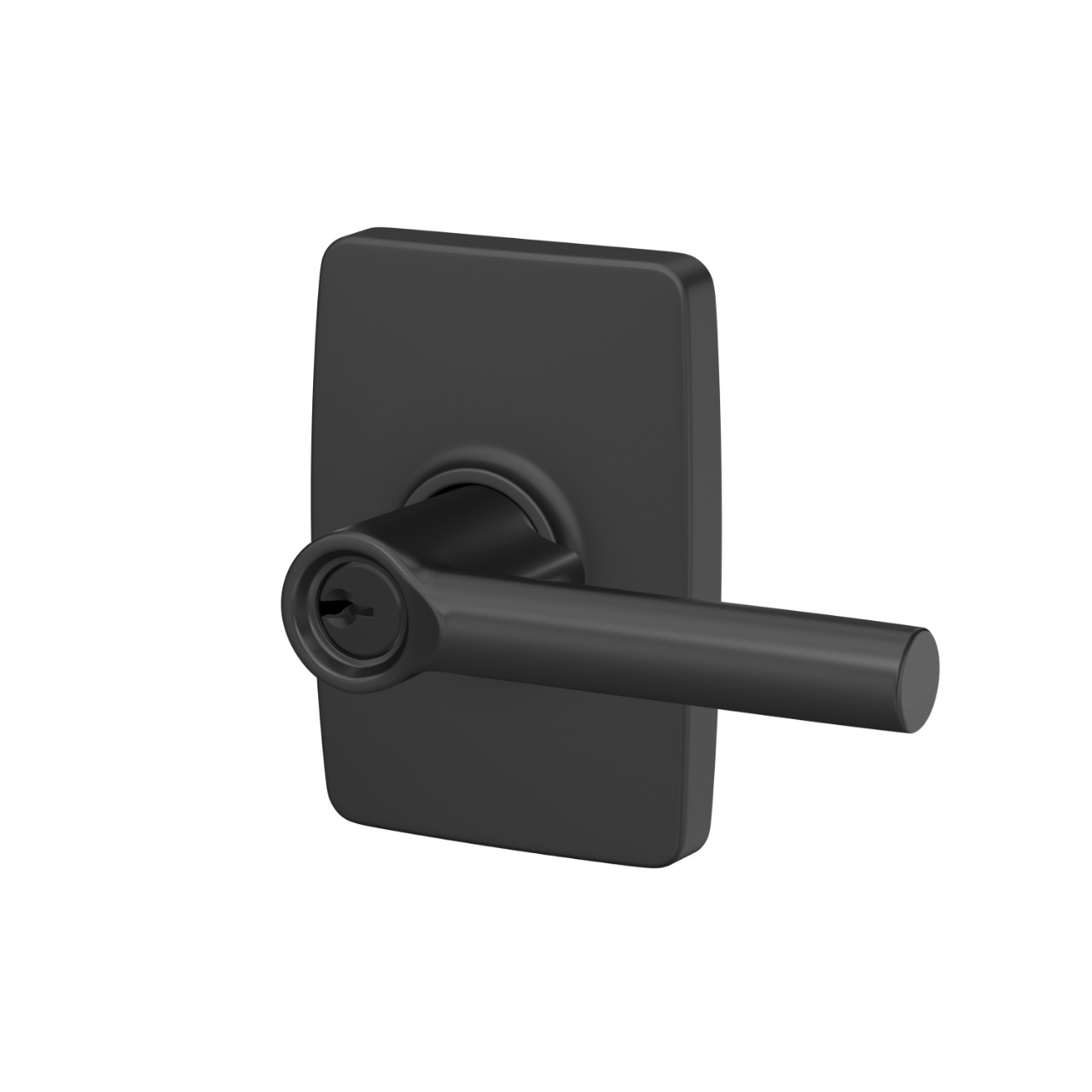  Broadway Lever Keyed Entry Lock with Greene Trim