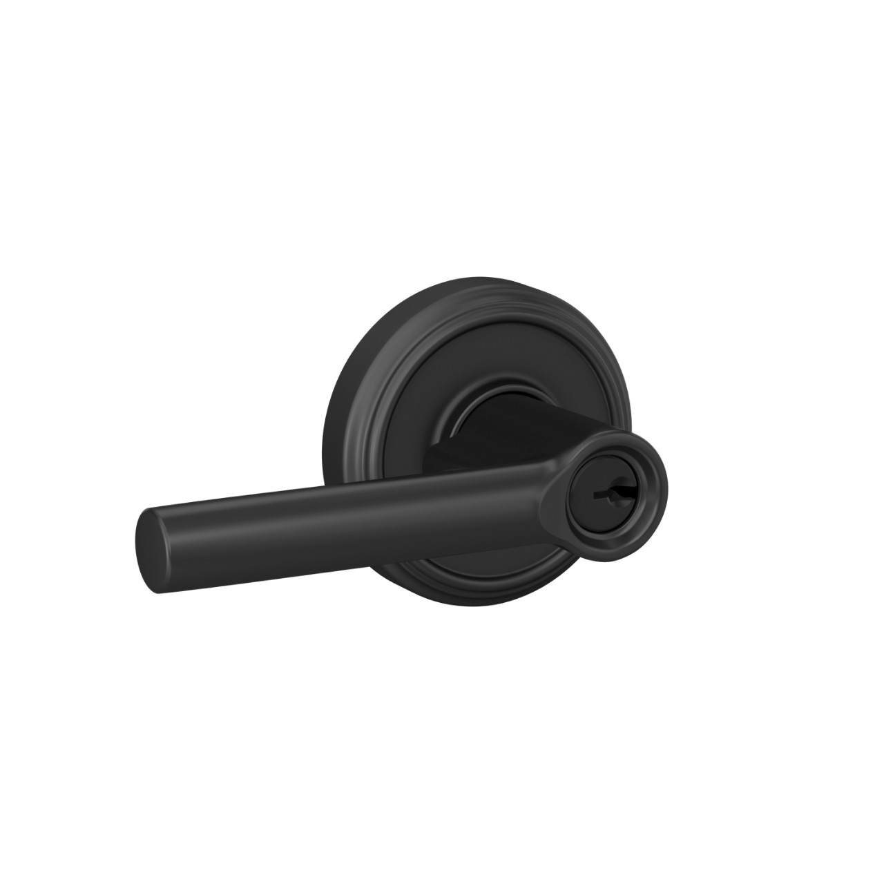 Broadway Lever Keyed Entry Lock with Indy Trim