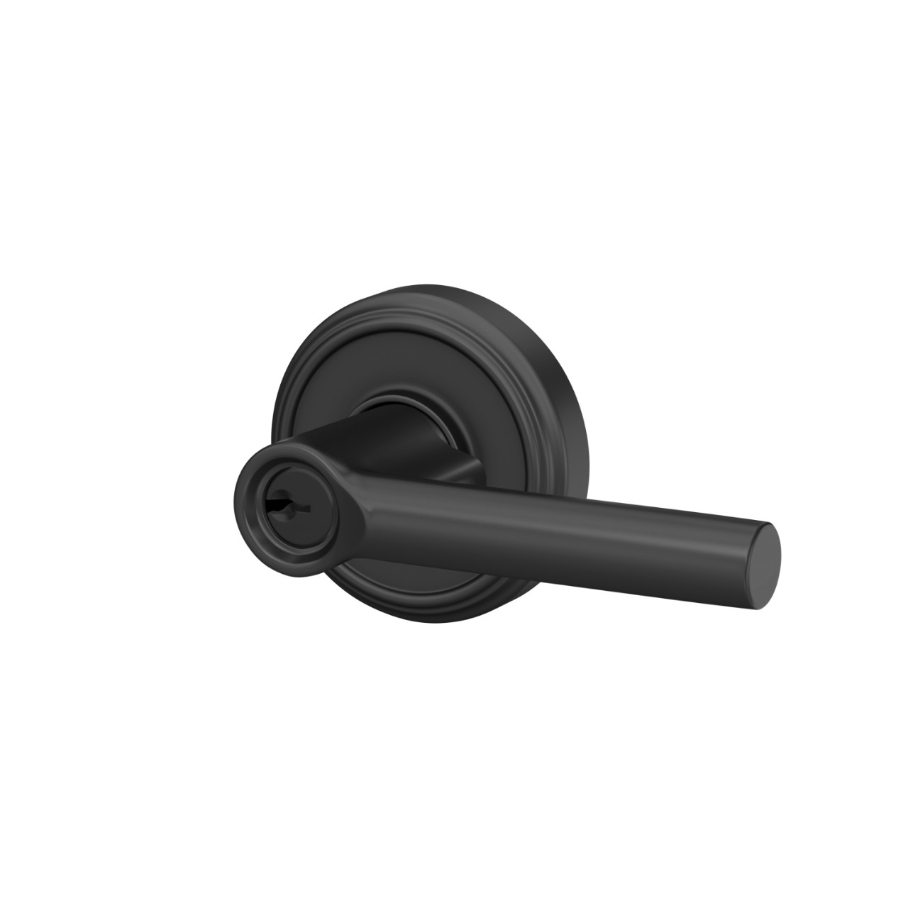 Broadway Lever Keyed Entry Lock with Indy Trim