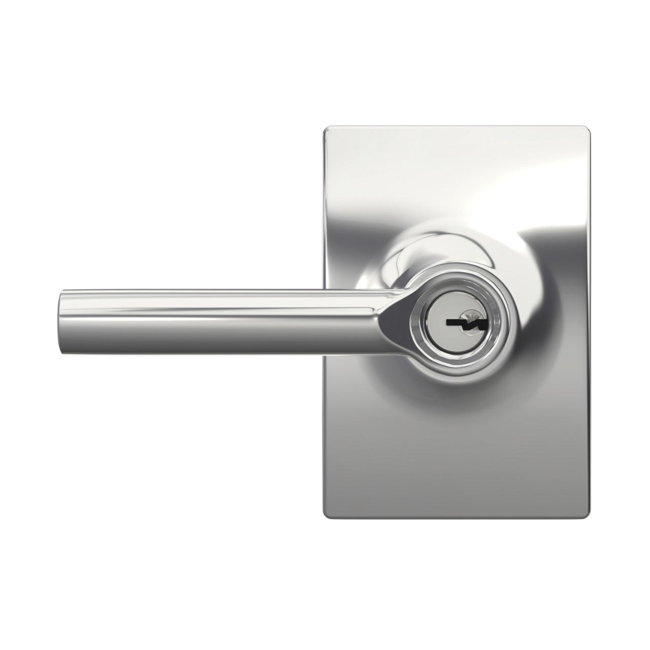 Broadway Lever Keyed Entry Lock with Century Trim