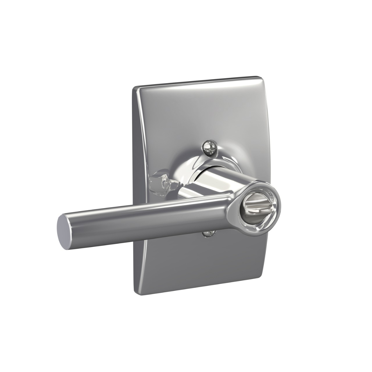 Broadway Lever Keyed Entry Lock with Century Trim