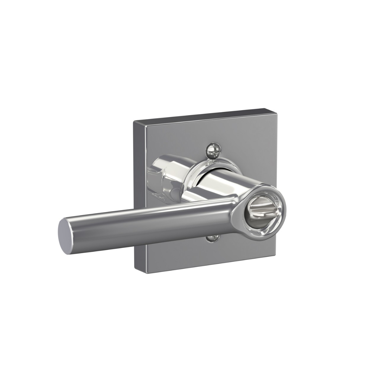 Broadway Lever Keyed Entry Lock with Collins Trim