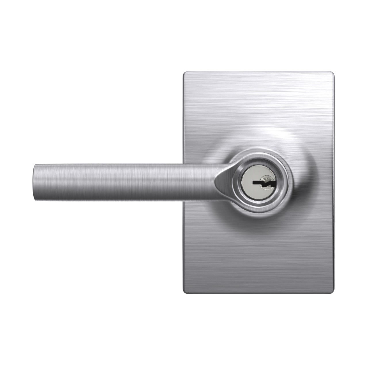 Broadway Lever Keyed Entry Lock with Century Trim