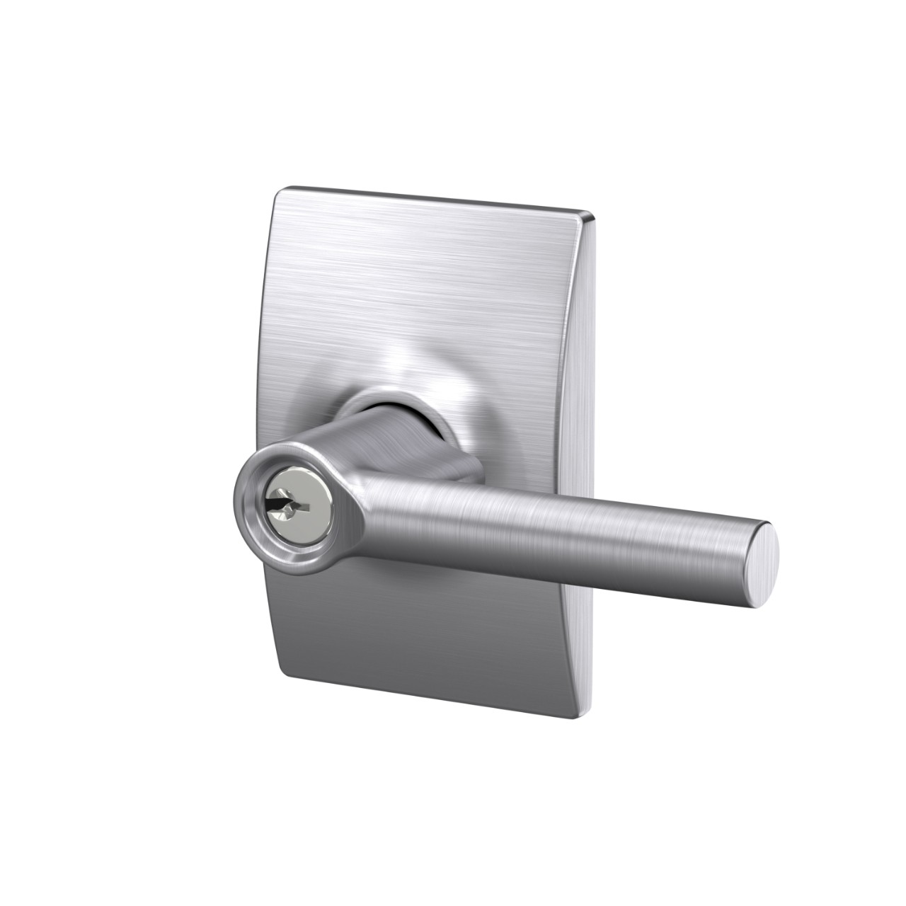 Broadway Lever Keyed Entry Lock with Century Trim