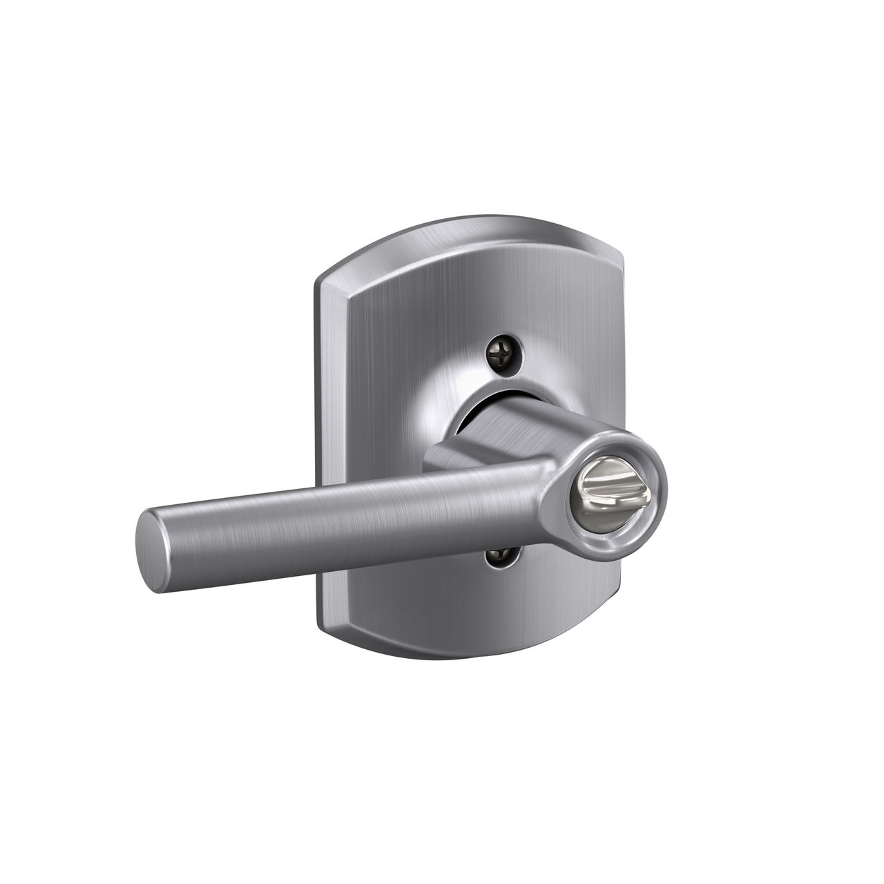 Broadway Lever Keyed Entry Lock with Greenwich Trim