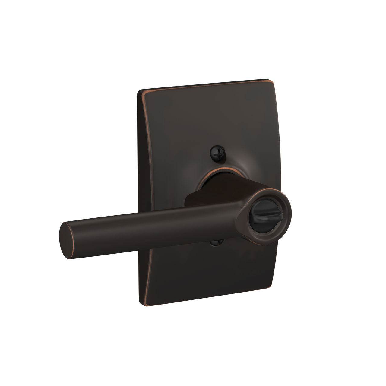 Broadway Lever Keyed Entry Lock with Century Trim