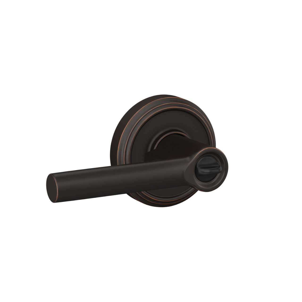 Broadway Lever Keyed Entry Lock with Indy Trim