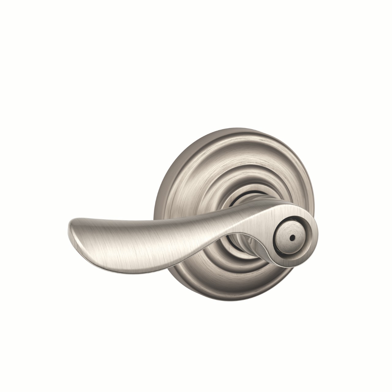 Champagne Lever Bed & Bath Lock with Andover Trim