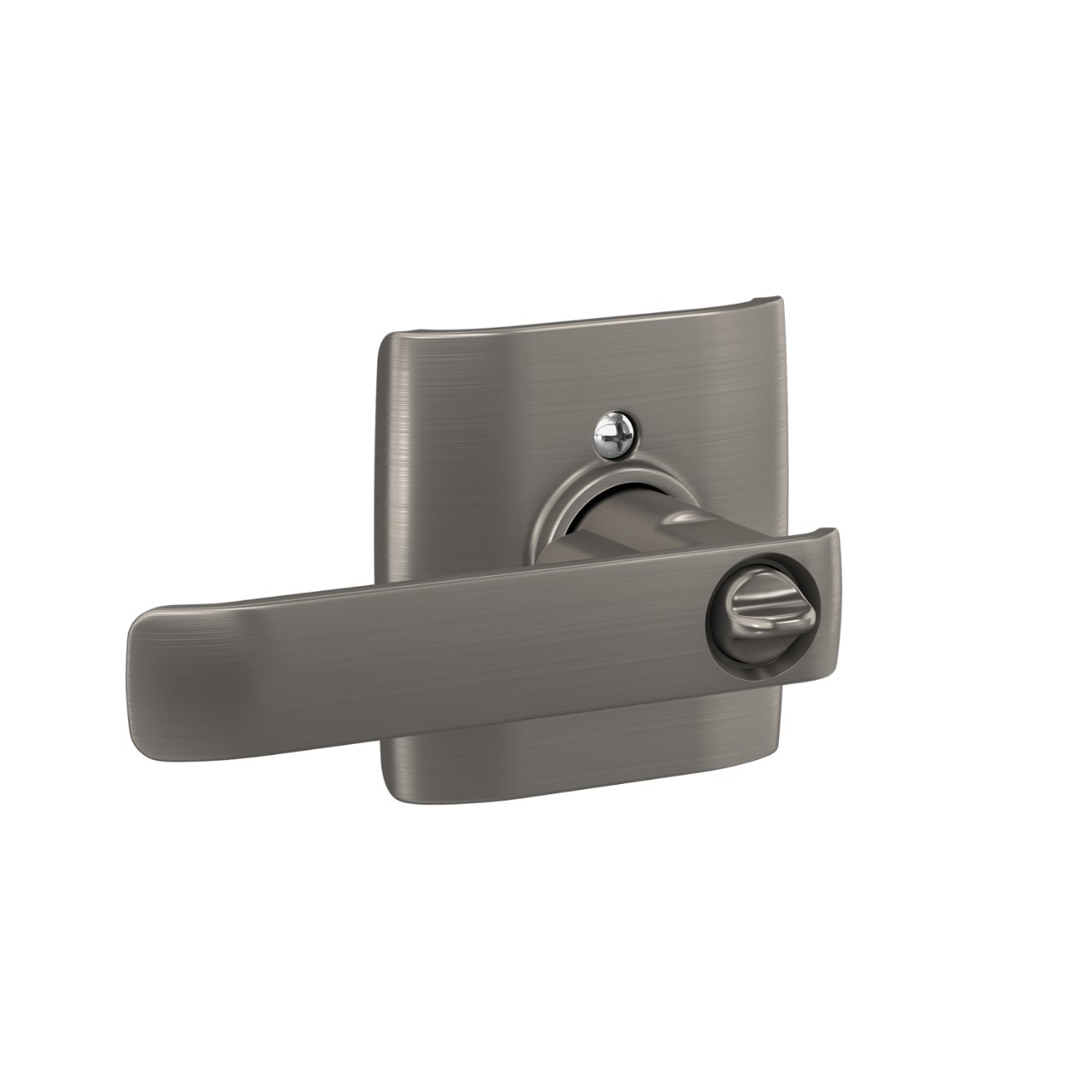 Clybourn Keyed Entry Door Lever with Dalton Trim