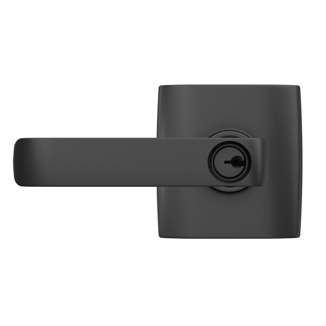 Clybourn Keyed Entry Door Lever with Dalton Trim
