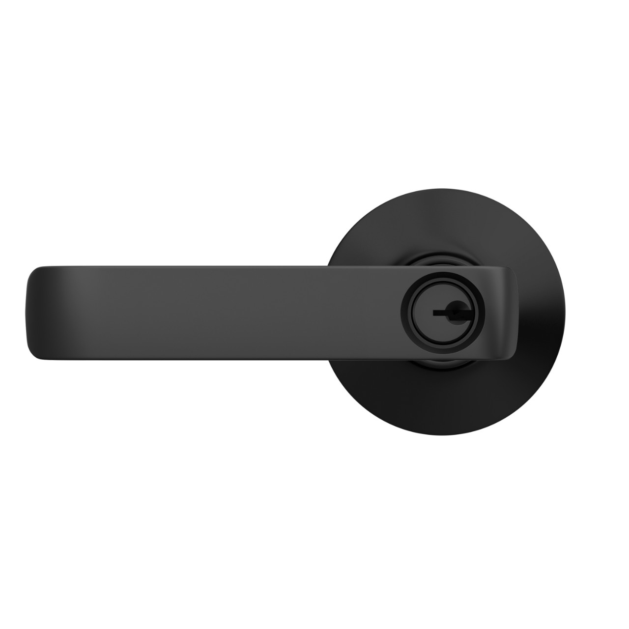 Clybourn Keyed Entry Door Lever with Plymouth Trim