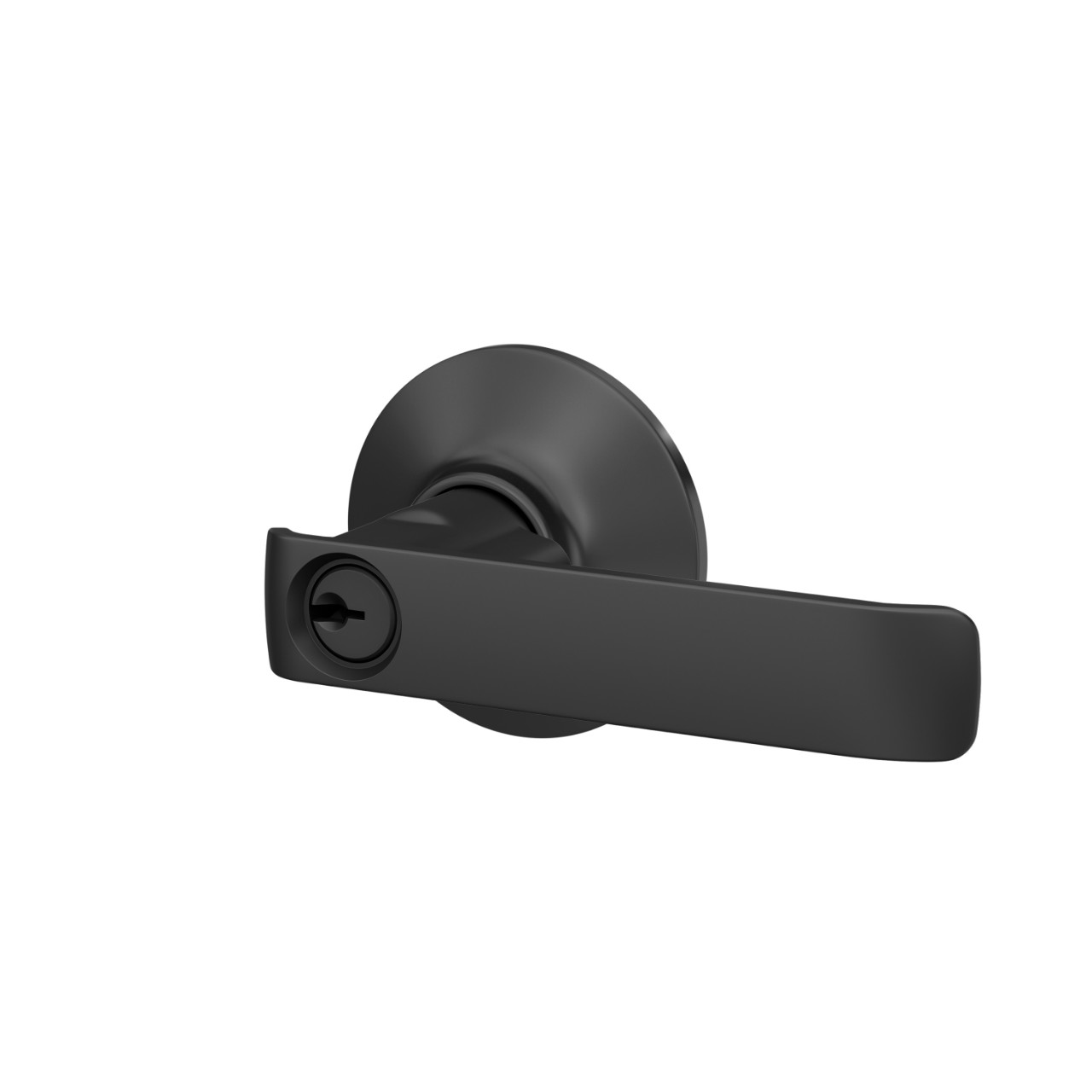 Clybourn Keyed Entry Door Lever with Plymouth Trim