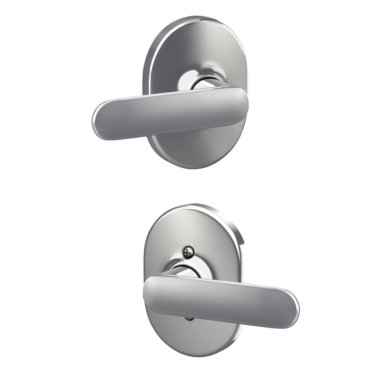 Davlin Lever Hall & Closet Lock with Remsen Trim