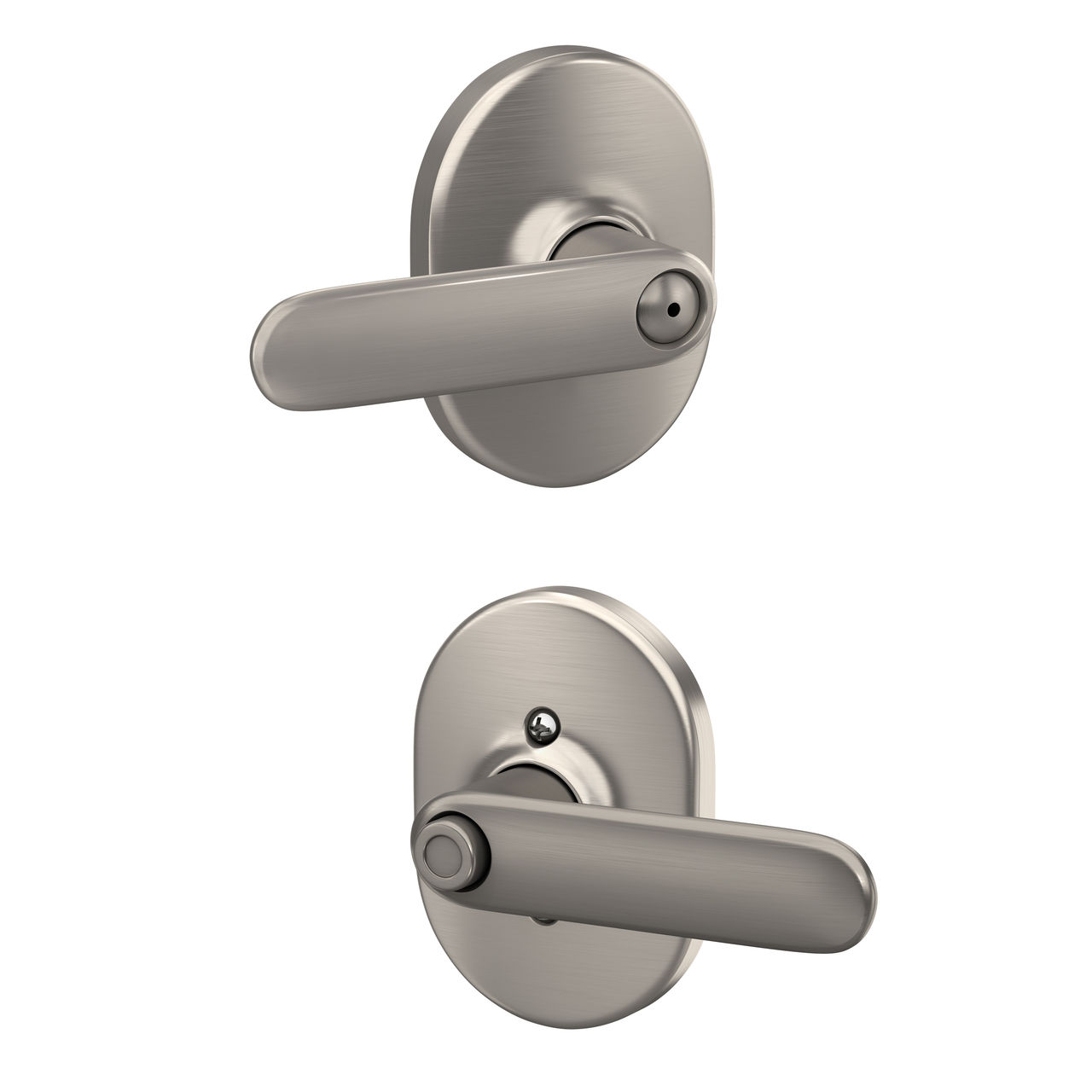 Davlin Lever Bed & Bath Lock with Remsen Trim