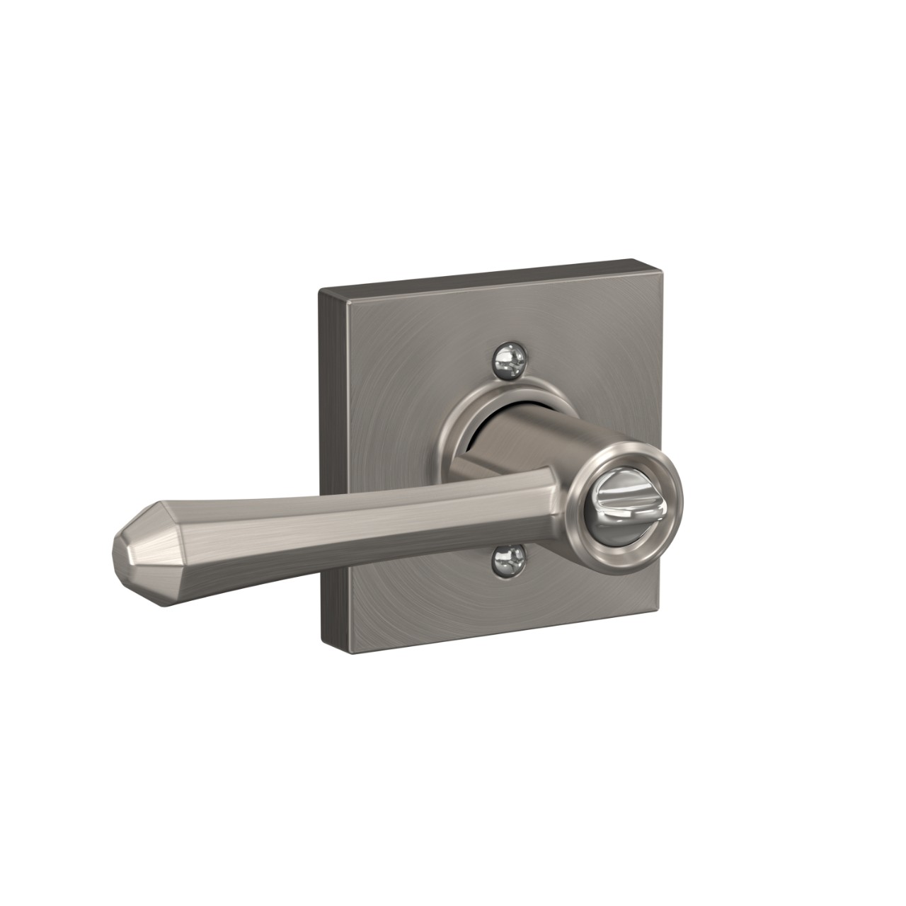 Dempsey Lever Keyed Entry Lock with Collins Trim