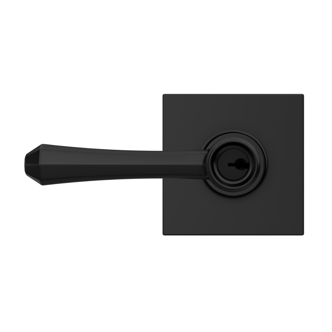 Dempsey Lever Keyed Entry Lock with Collins Trim