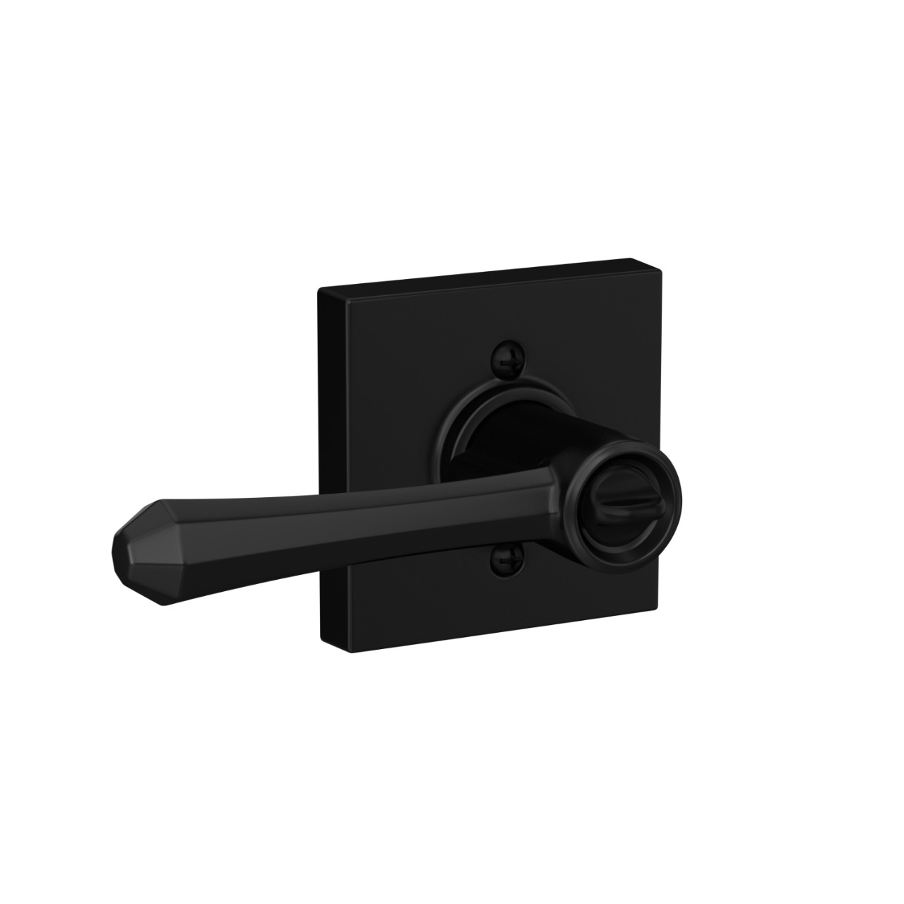 Dempsey Lever Keyed Entry Lock with Collins Trim