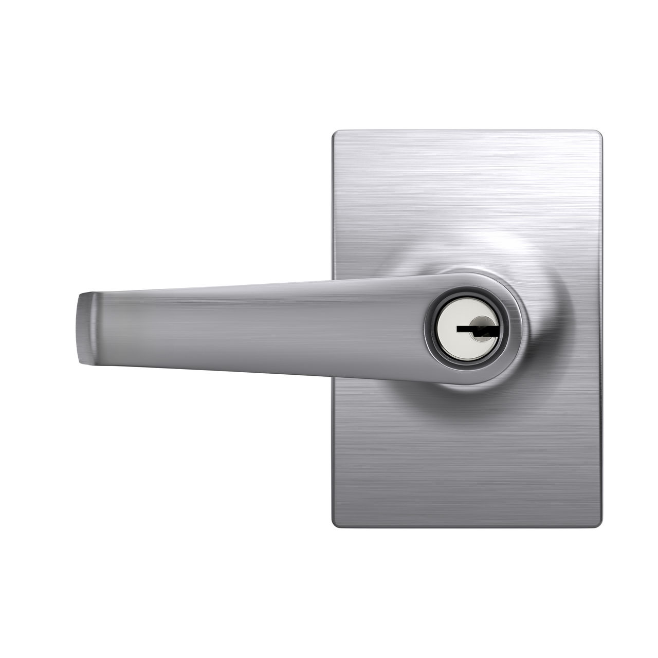 Elan Lever Keyed Entry Lock with Century Trim