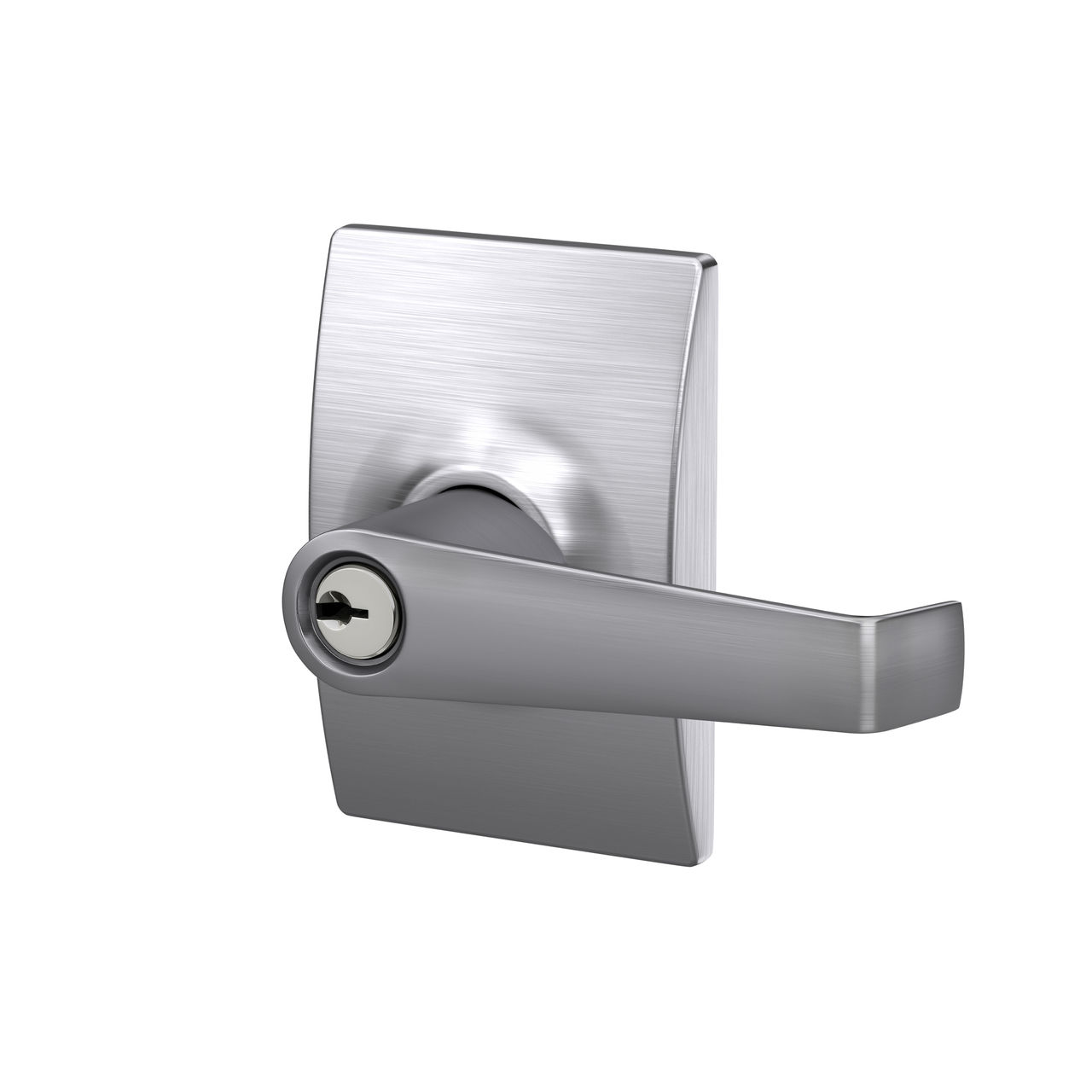 Elan Lever Keyed Entry Lock with Century Trim