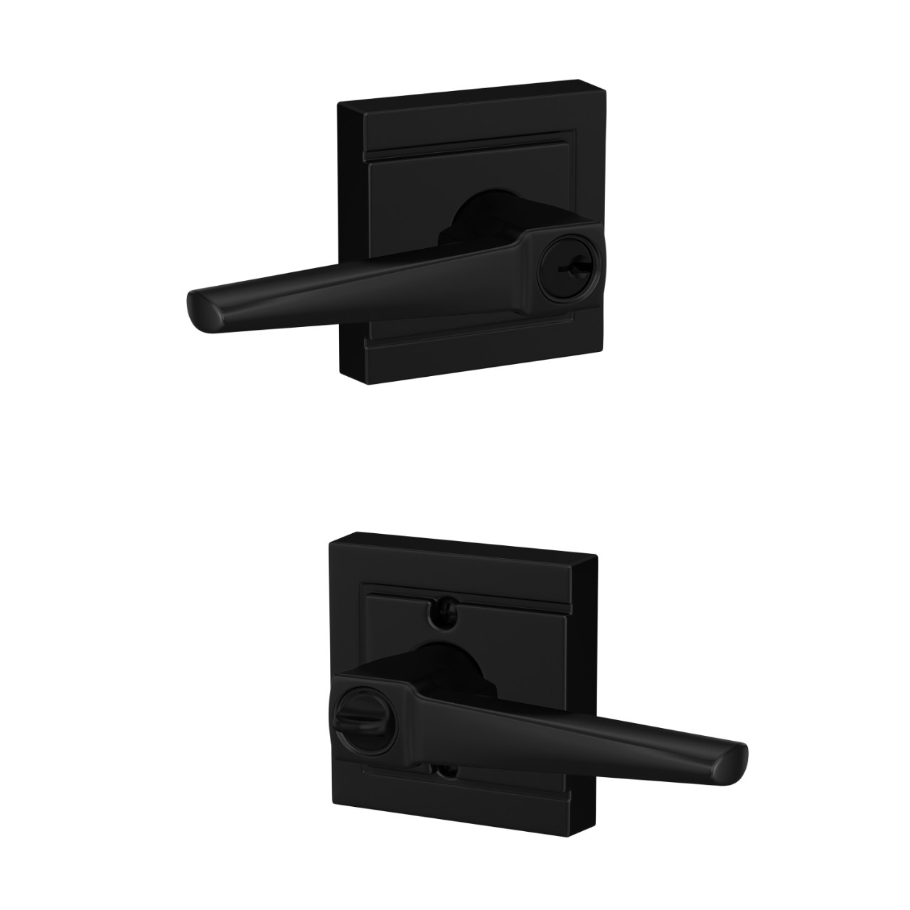 Eller Lever Keyed Entry Lock with Upland Trim