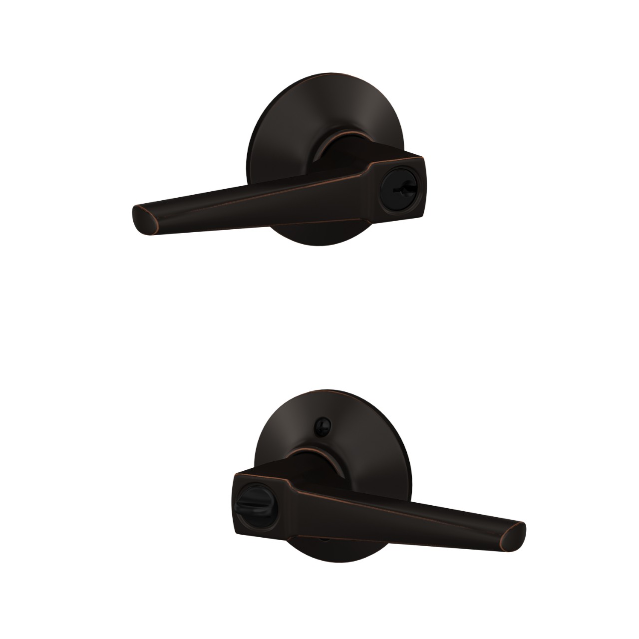 Eller Lever Keyed Entry Lock with Plymouth Trim