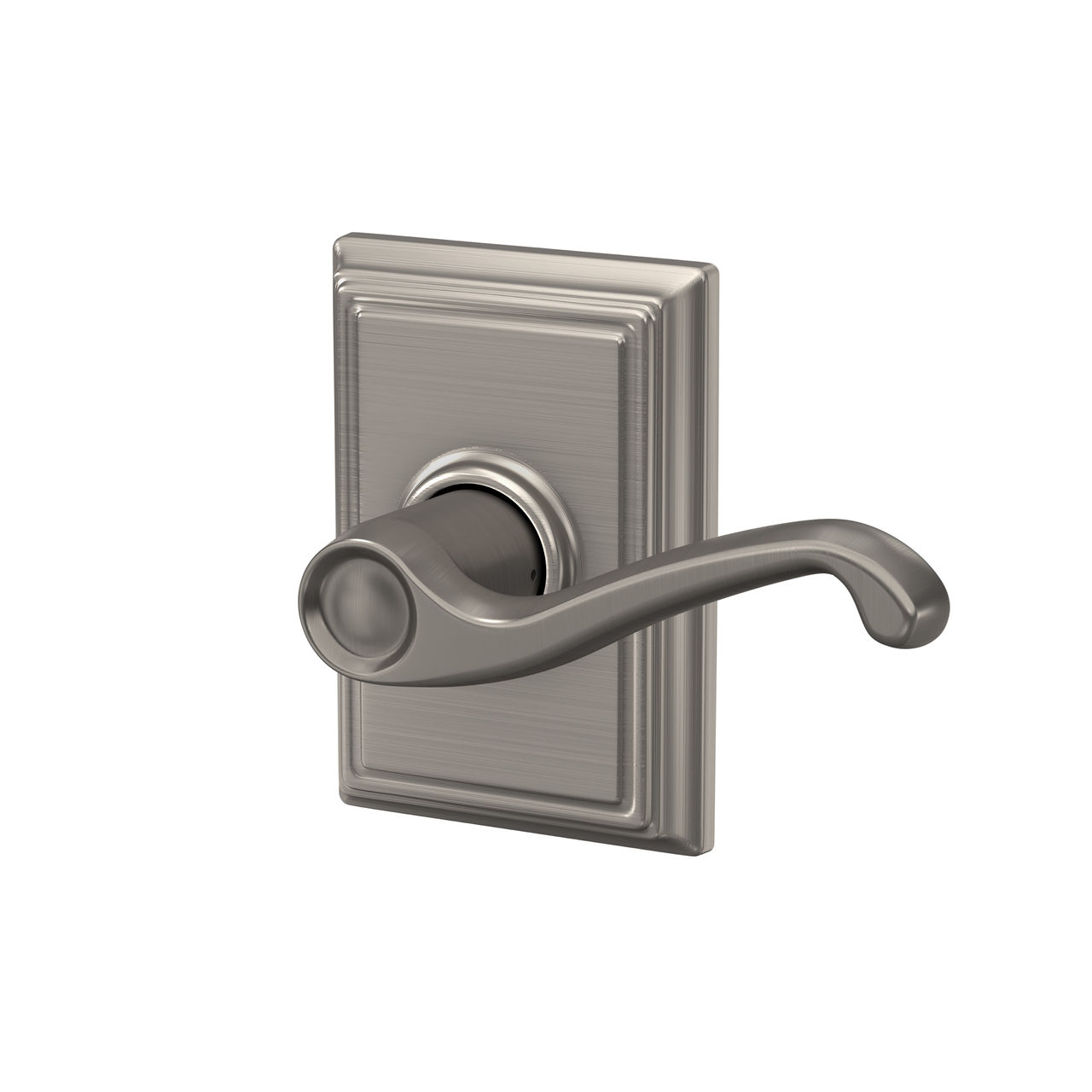 Flair Lever Hall & Closet Lock with Addison Trim