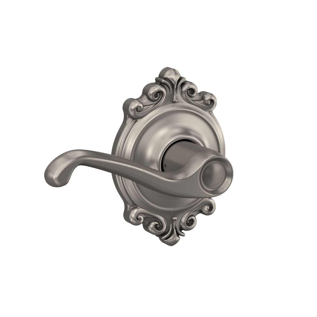 Flair Lever Hall & Closet Lock with Brookshire Trim