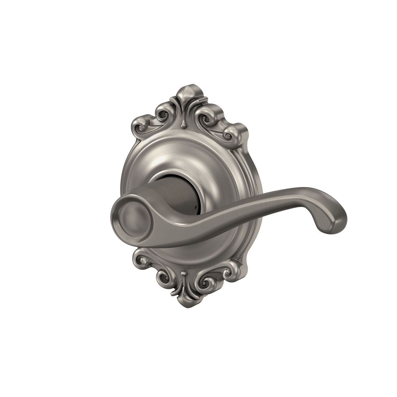 Flair Lever Hall & Closet Lock with Brookshire Trim