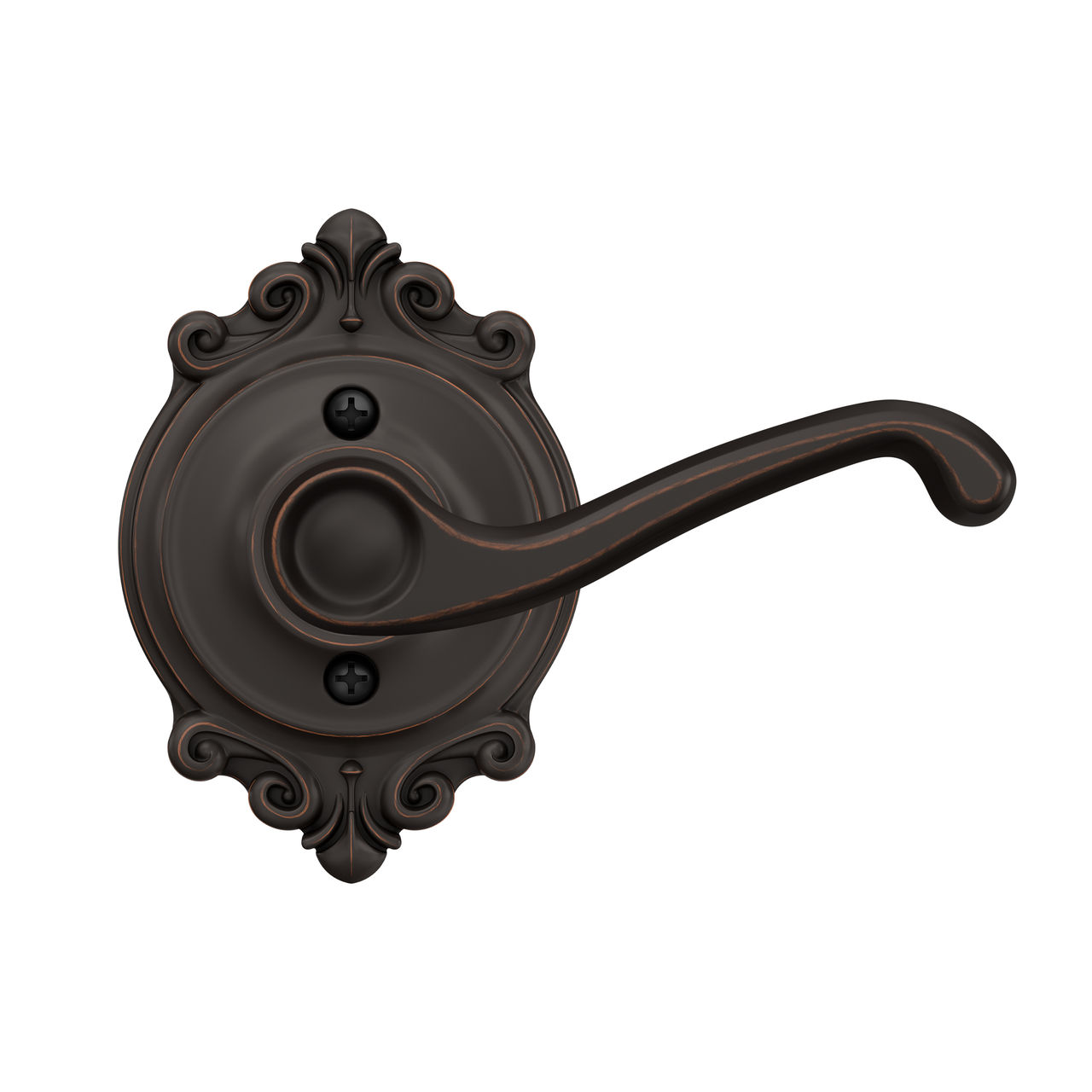 Flair Non-Turning (Dummy) Door Lever with Brookshire Trim