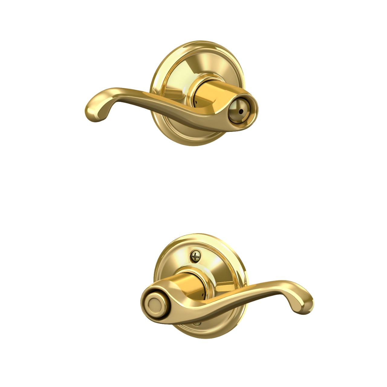Flair Lever Bed & Bath Lock