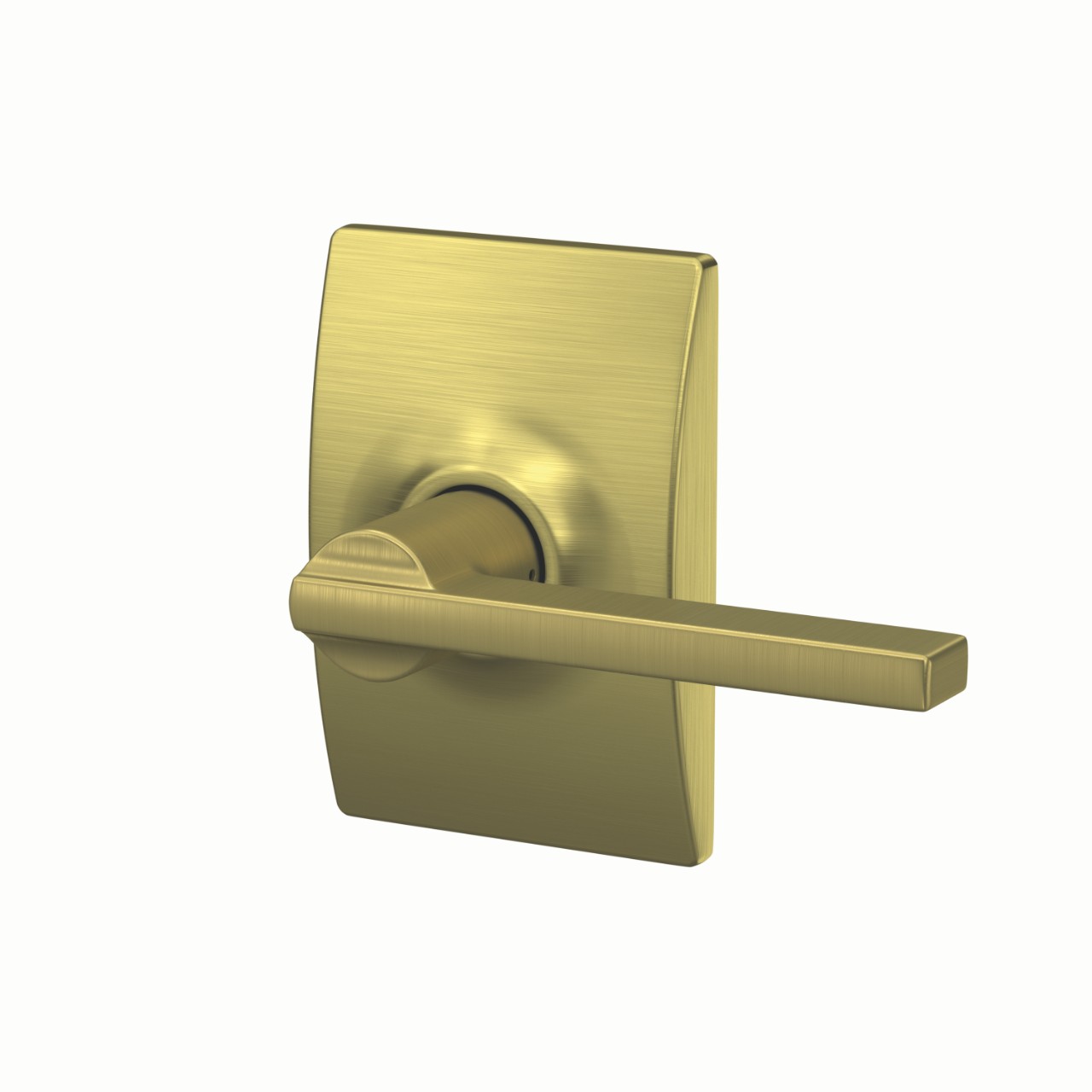 Latitude Lever Hall & Closet Lock with Century Trim