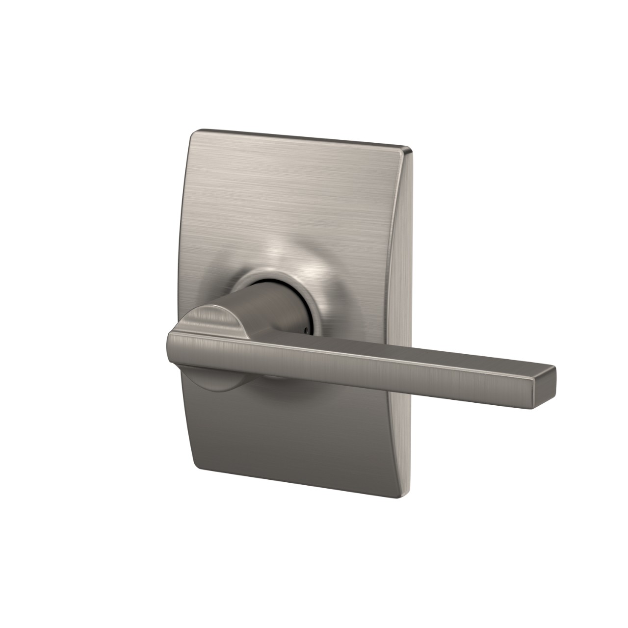 Latitude Lever Hall & Closet Lock with Century Trim