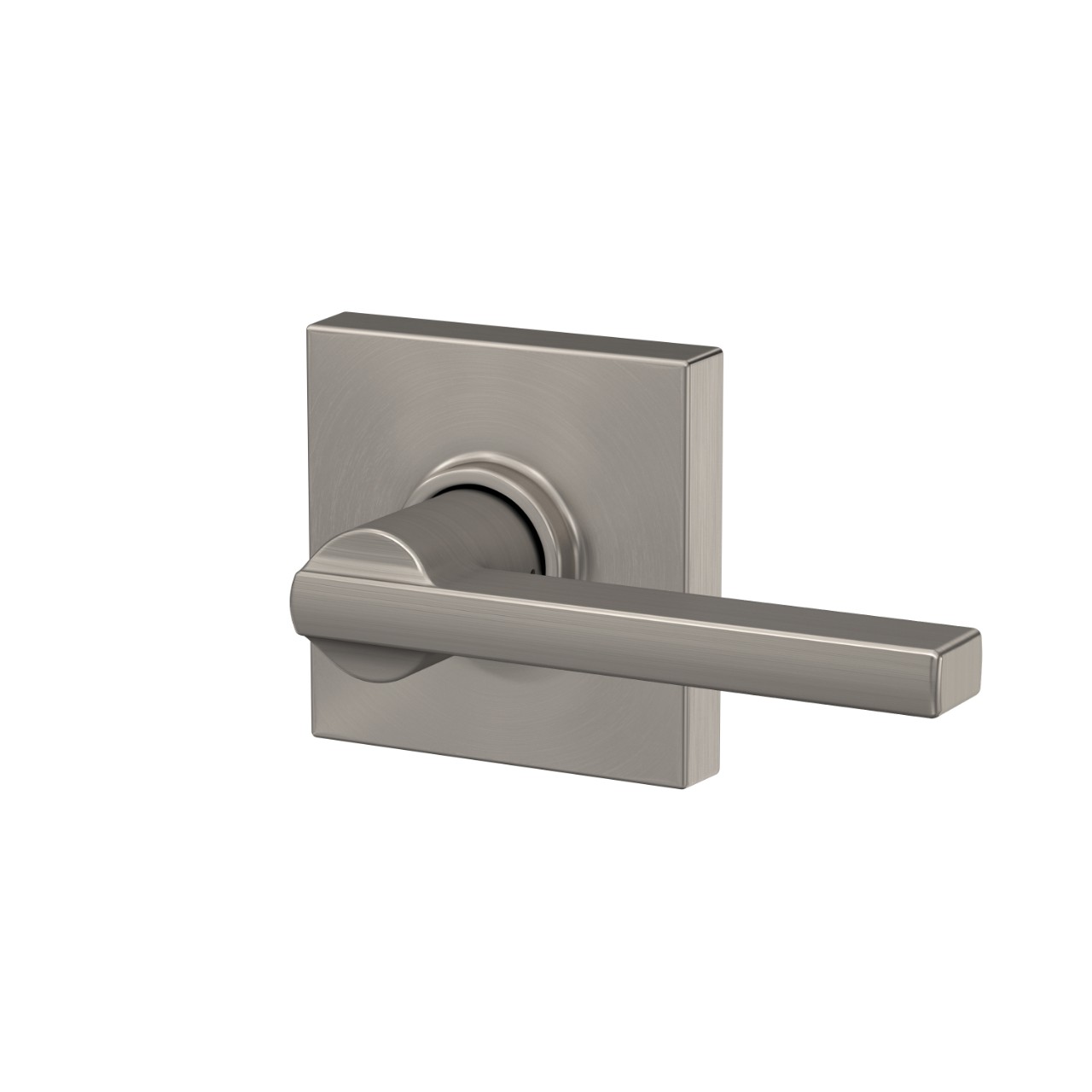 Latitude Lever Hall & Closet Lock with Collins Trim