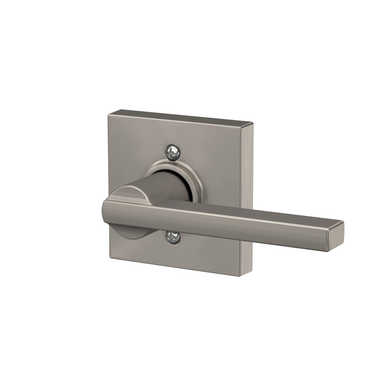 Latitude Lever Hall & Closet Lock with Collins Trim