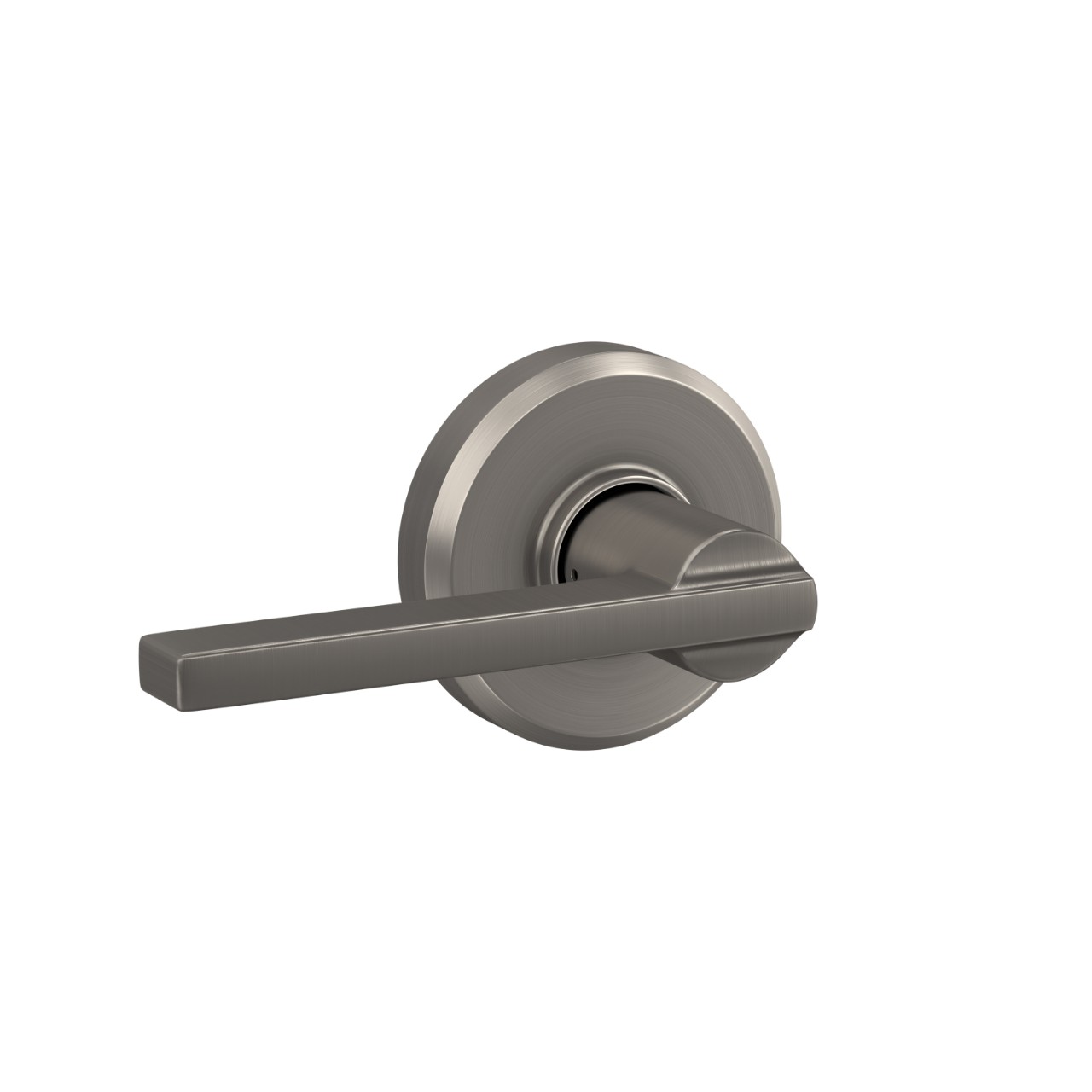 Latitude Lever Hall & Closet Lock with Greyson Trim